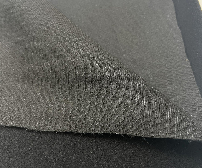 1 METRE TELALI KAŞE KABANLIK KUMAŞ - SİYAH