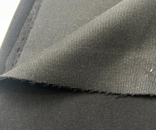 1 METRE TELALI KAŞE KABANLIK KUMAŞ - SİYAH