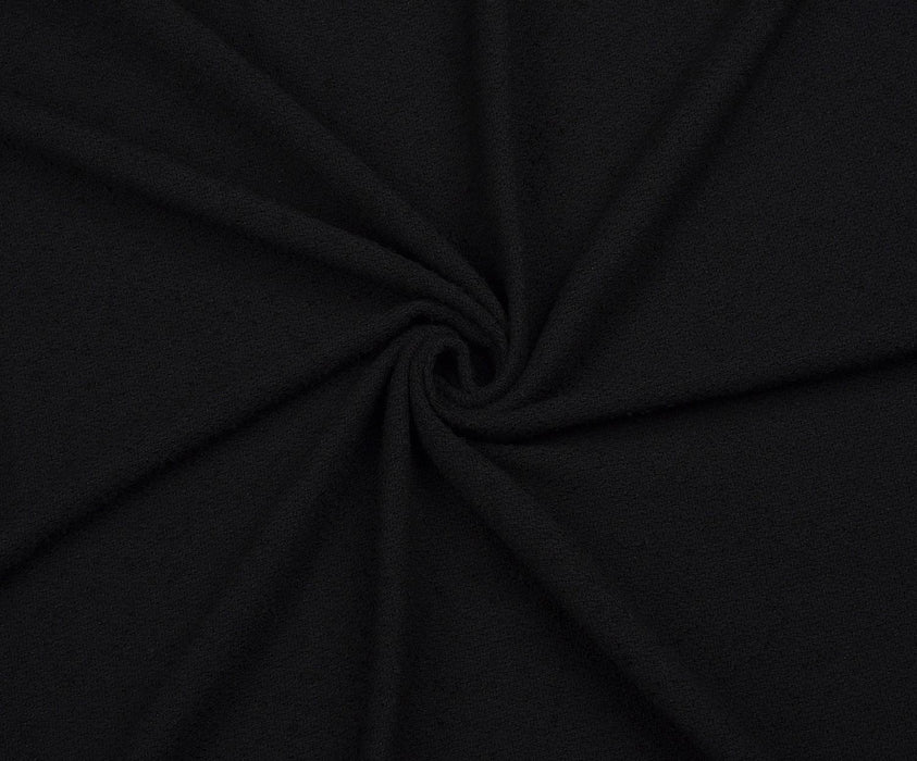 2 METRE ŞANEL BUKLET KUMAŞ - SİYAH