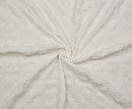 3 METRE KABARTMA DESENLİ KUMAŞ - EKRU