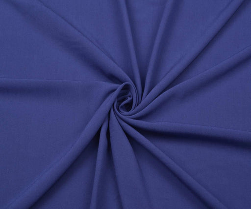 1 METRE LİKRALI BAMBU KREP KUMAŞ - SAKS