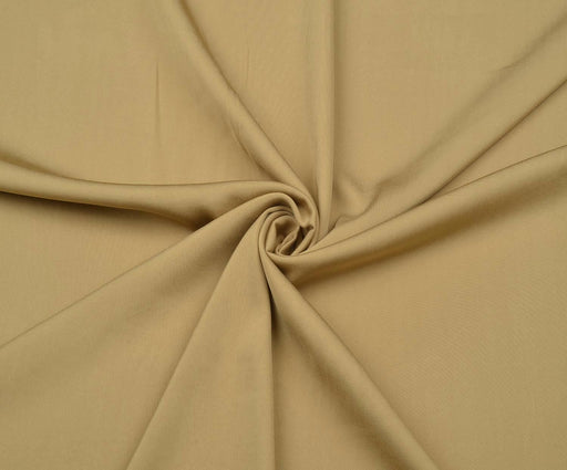 1 METRE SATEN DOKULU LİKRALI VİSKON KUMAŞ - BEJ