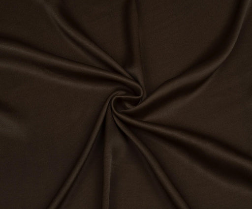 1 METRE VİSKON SATEN KUMAŞ - KAHVE