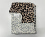 1 METRE LEOPAR DESENLİ PAMUK KUMAŞ - BEJ