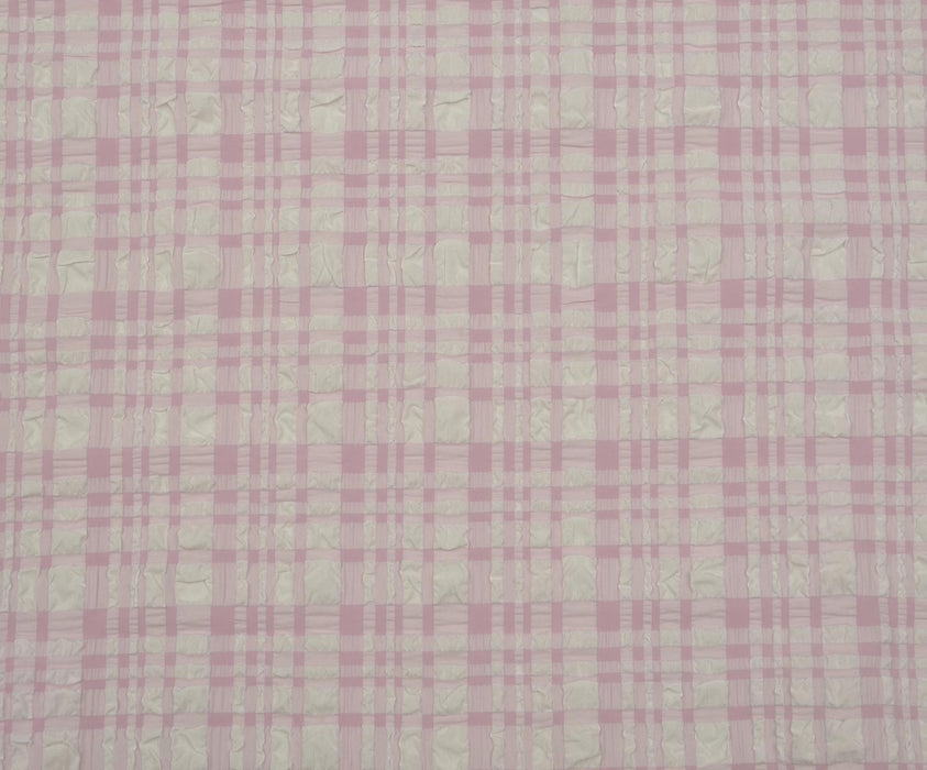 KABARTMA DESENLİ EKOSE KUMAŞ - PEMBE