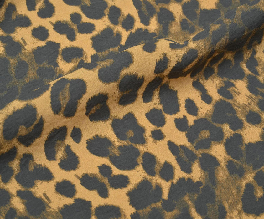LEOPAR DESENLİ MODAL KUMAŞ - KAMEL