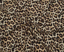 LEOPAR DESENLİ KREP VİSKON KUMAŞ - KAHVE