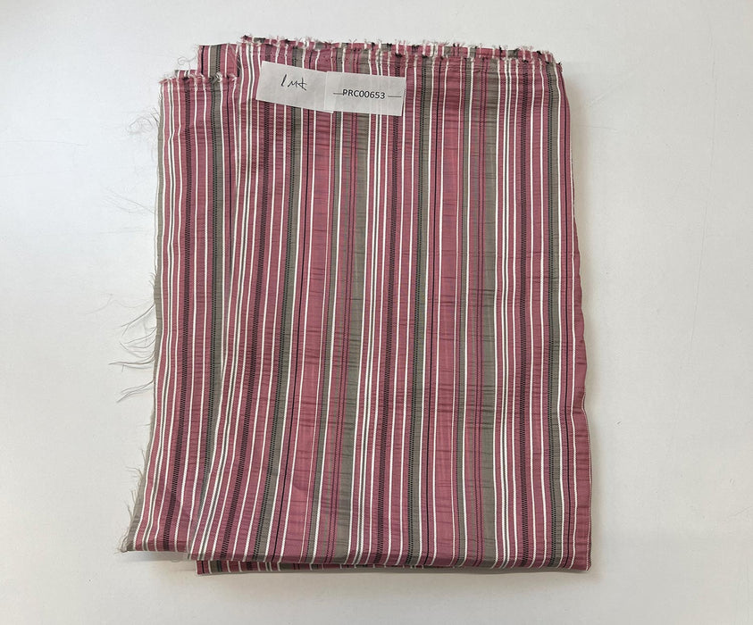 1 METRE ÇİZGİLİ BLUZ TUNİKLİK - PEMBE