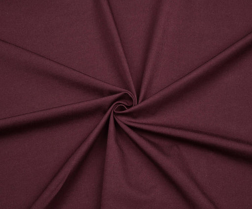 1 METRE EN BOY LİKRA PAMUKLU KUMAŞ - BORDO