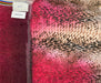 1 METRE LEOPAR DESENLİ  ŞİFON - FUŞYA