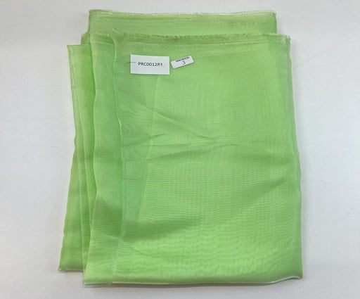 3 METRE SATEN ORGANZE ŞİFON KUMAŞ - AÇIK YEŞİL