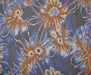 2 METRE DESENLİ ŞİFON KUMAŞ - SAKS