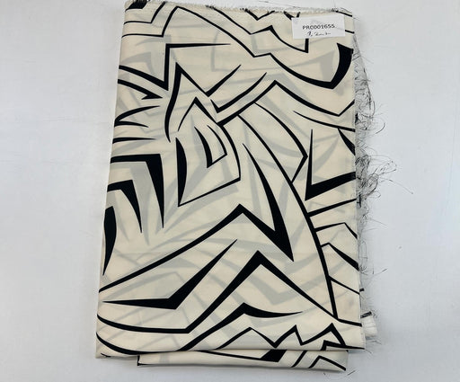 1,2 METRE DESENLİ SATEN KUMAŞ - EKRU
