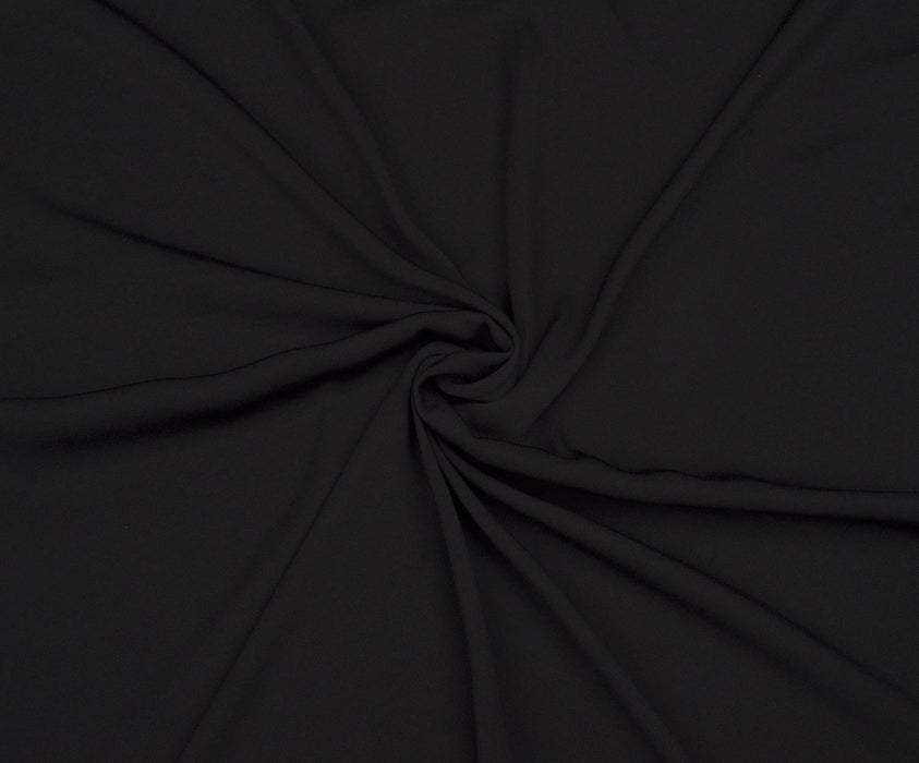 3 METRE KUMLU  KREP - SİYAH