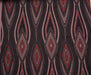 1 METRE GEOMETRİK DESENLİ ANGORA KUMAŞ - SİYAH