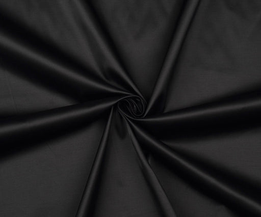 2 METRE TOK SATEN KUMAŞ - SİYAH