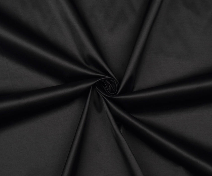 2 METRE TOK SATEN KUMAŞ - SİYAH