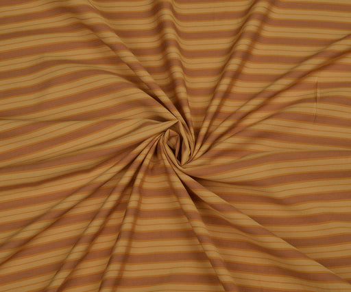 2,2 METRE ÇİZGİLİ VİSKON KUMAŞ - SARI