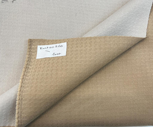 1 METRE TELALI KAŞE KABANLIK KUMAŞ - KAMEL
