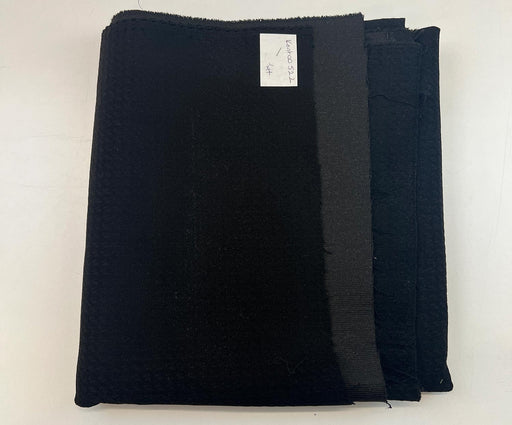1 METRE TELALI KAŞE KABANLIK KUMAŞ - SİYAH