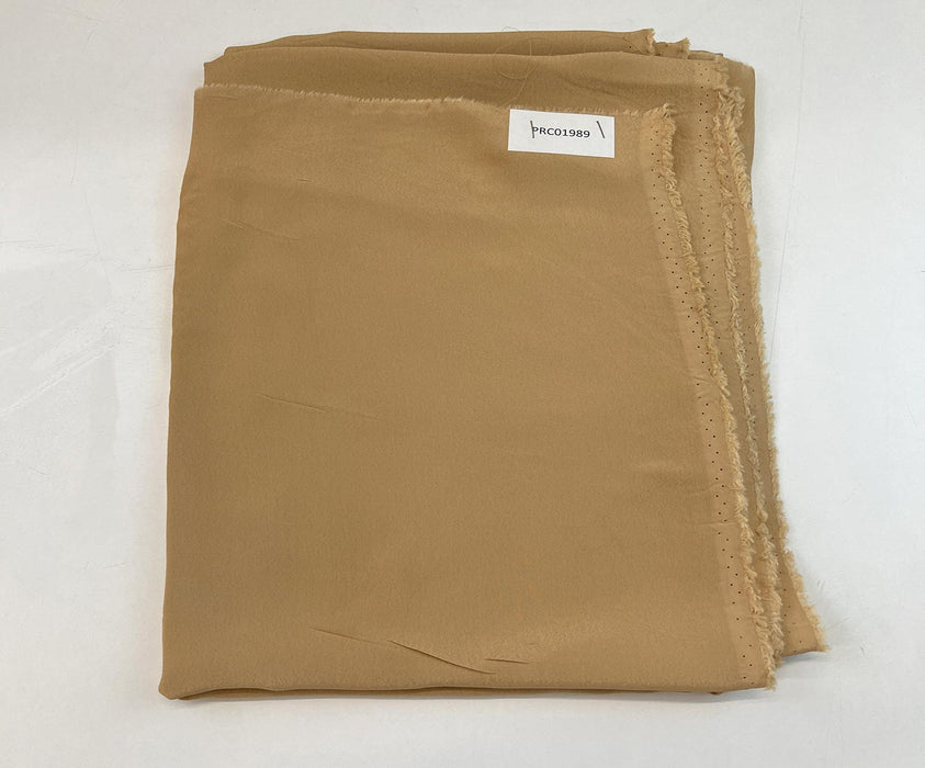 2,8 METRE VİSKON KREP KUMAŞ - BEJ