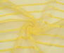 3 METRE ŞERİT DESENLİ ORGANZE ŞİFON KUMAŞ - SARI