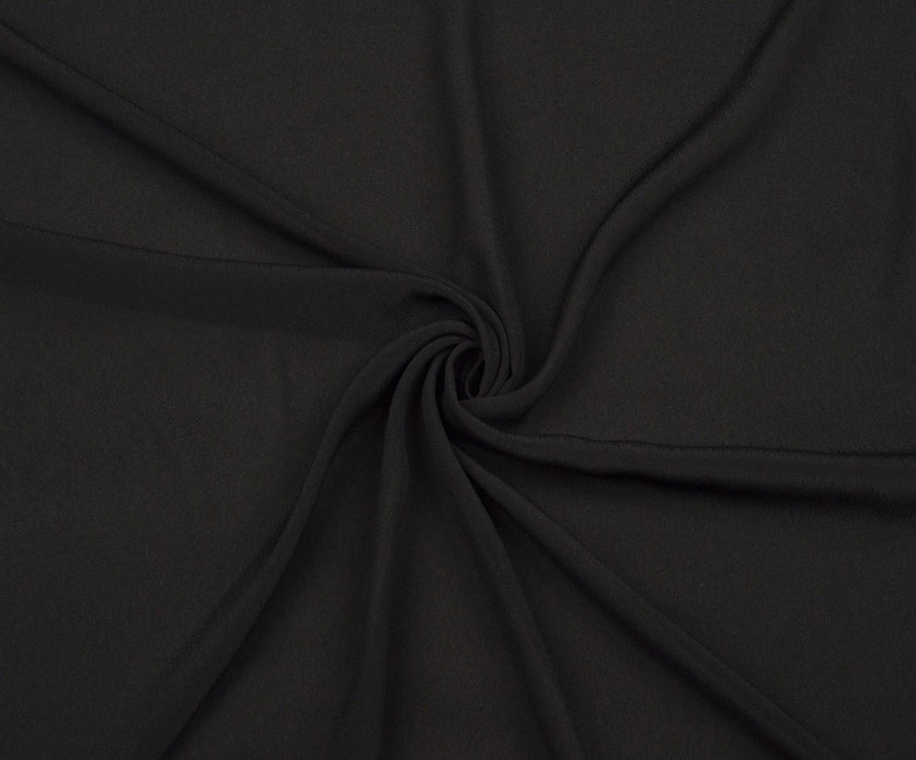 4 METRE %100 VİSKON KUMAŞ - SİYAH