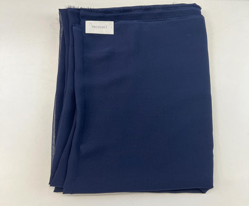 4 METRE KREP ŞİFON KUMAŞ - LACİVERT