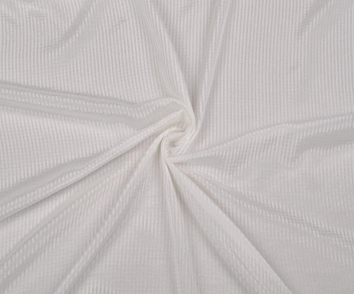 1 METRE DESENLİ ŞİFON KUMAŞ - EKRU