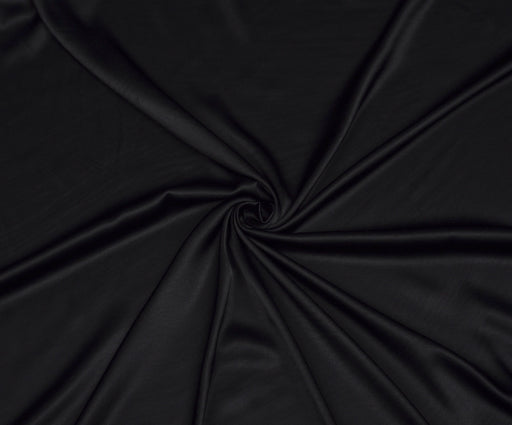 2 METRE VİSKON SATEN KUMAŞ - SİYAH