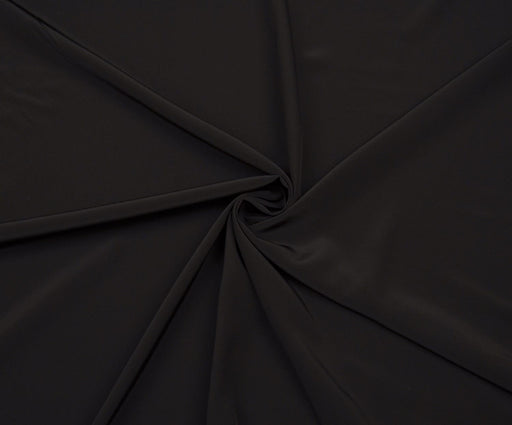 4 METRE VİSKON SATEN KUMAŞ - SİYAH