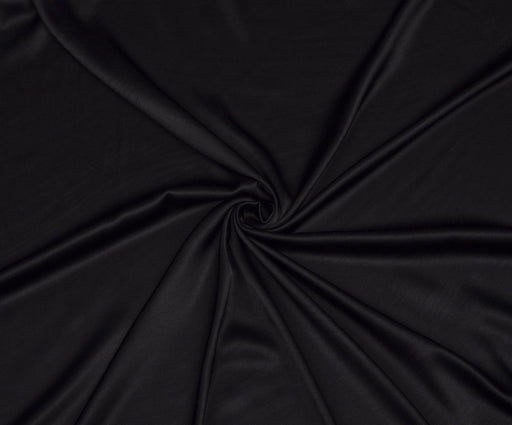 3,3 METRE VİSKON SATEN KUMAŞ - SİYAH