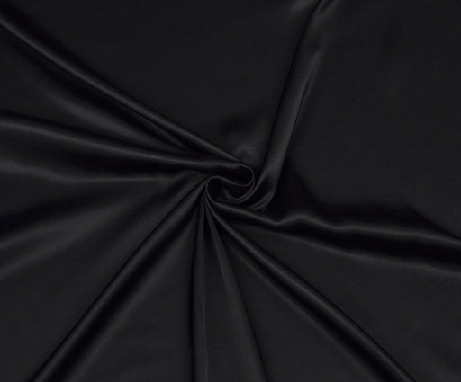 2,2 METRE VİSKON SATEN KUMAŞ - SİYAH