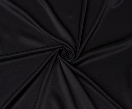 2 METRE VİSKON SATEN KUMAŞ - SİYAH