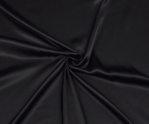 3 METRE VİSKON SATEN KUMAŞ - SİYAH