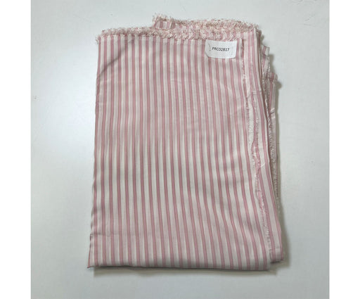3 METRE ÇİZGİLİ VİSKON KUMAŞ - PEMBE