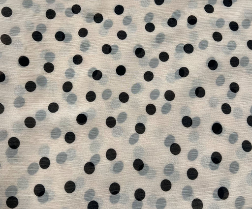 2,5 METRE PUANLI ŞİFON KUMAŞ - PUDRA