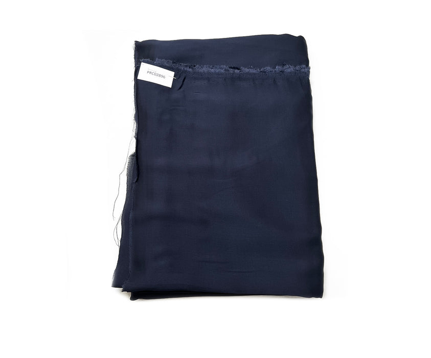 4 METRE VİSKON SATEN KUMAŞ - LACİVERT