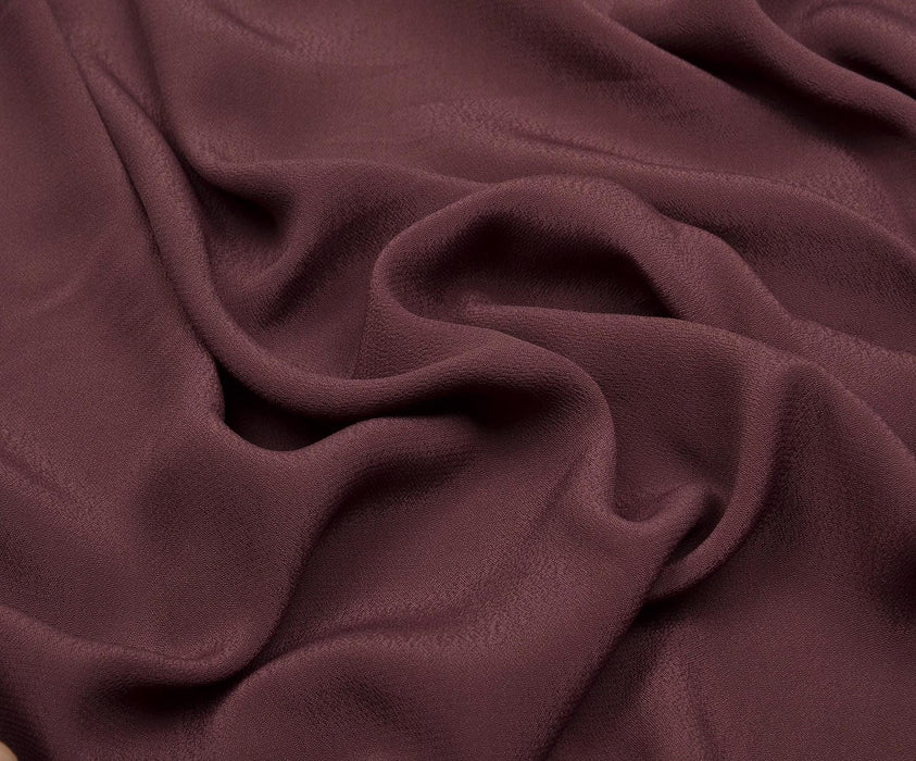 KREP VİSKON KUMAŞ - BORDO