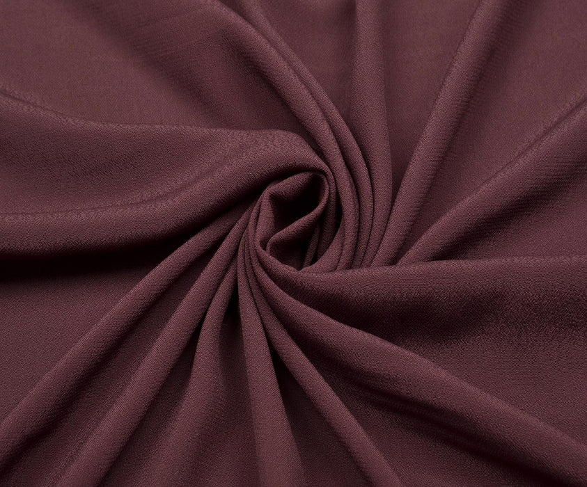 KREP VİSKON KUMAŞ - BORDO