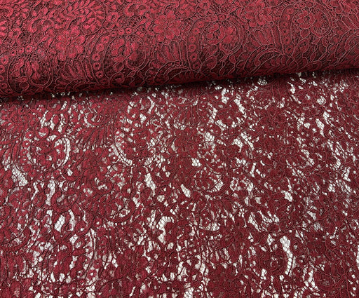 GÜPÜR DANTEL KUMAŞ - BORDO