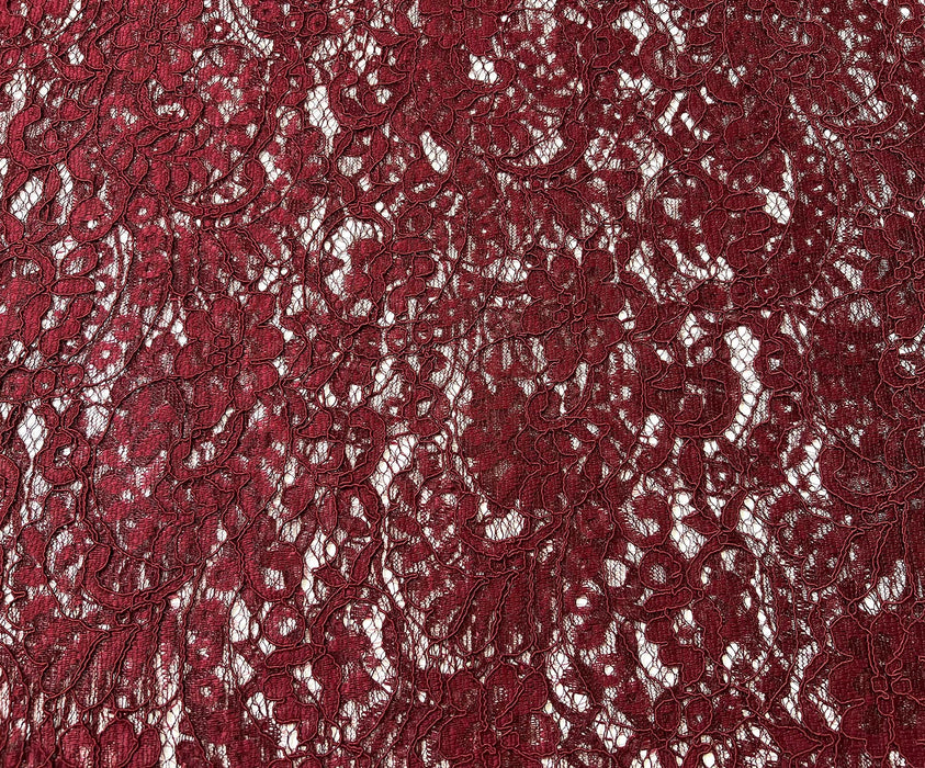 GÜPÜR DANTEL KUMAŞ - BORDO