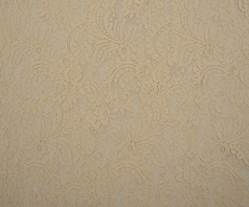 ABİYELİK DANTEL KUMAŞ - BEJ