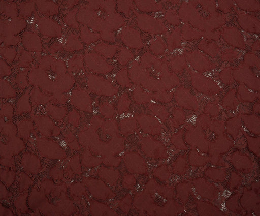 ABİYELİK DANTEL KUMAŞ - BORDO