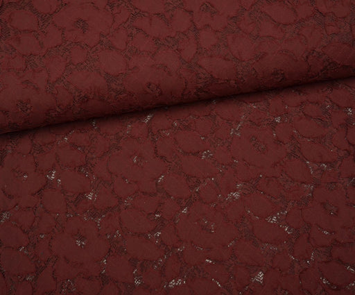 ABİYELİK DANTEL KUMAŞ - BORDO