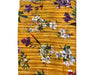 2,8 METRE ÇİÇEKLİ ŞİFON KUMAŞ - SARI