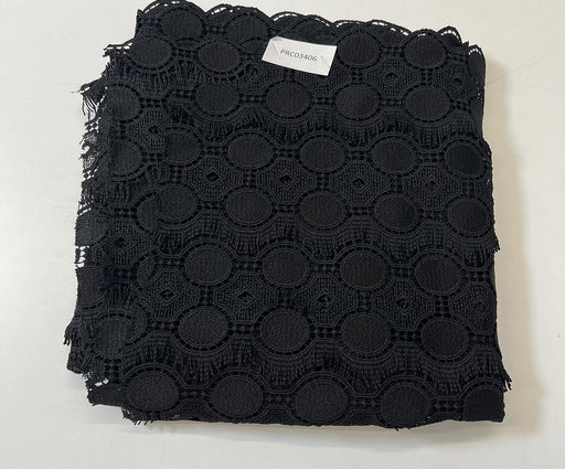 1,5 METRE DANTEL KUMAŞ - SİYAH