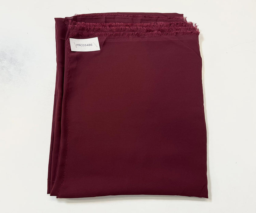 1,8 METRE ŞİFON KUMAŞ - BORDO