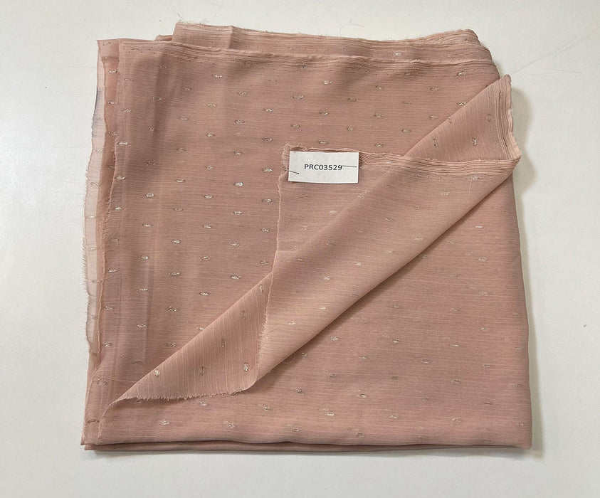 2,2 METRE PON PON ŞİFON KUMAŞ - PUDRA