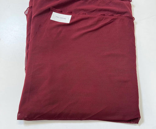 4 METRE LİKRALI FİLE KUMAŞ - BORDO